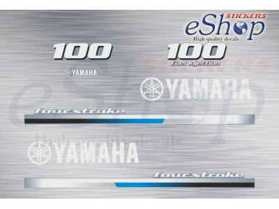 Sulama Parlak ahır  100 Hp Four stroke 2014 set | Eshop Stickers